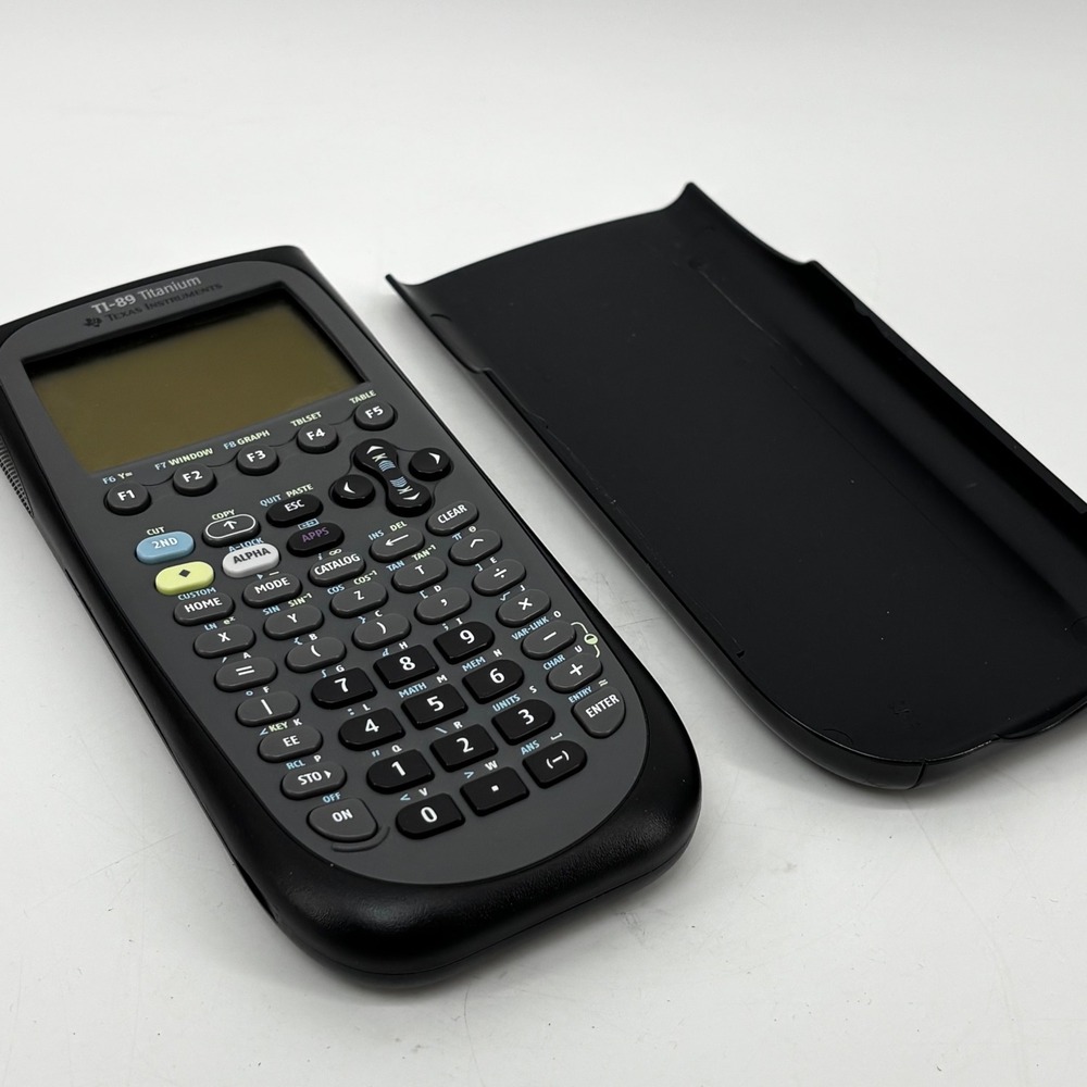 Texas Instruments TI-89 Titanium Graphing Calculator Black with CaseTestedWorks